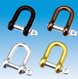 Aluminum Screw Pin D Shackle